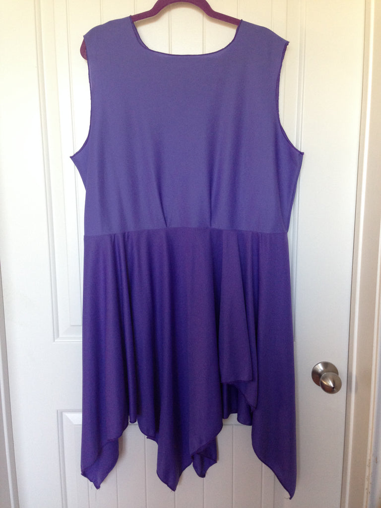 Purple Knit Overlay