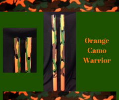 Orange Camo Warrior War Sticks