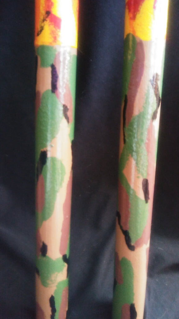 Camo Fire Warrior-Beige War Sticks – Foot of the Cross Ministries