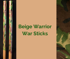 Beige Warrior War Sticks