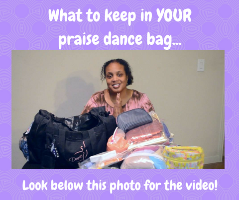 What to keep in your praise dance bag. Video link below!