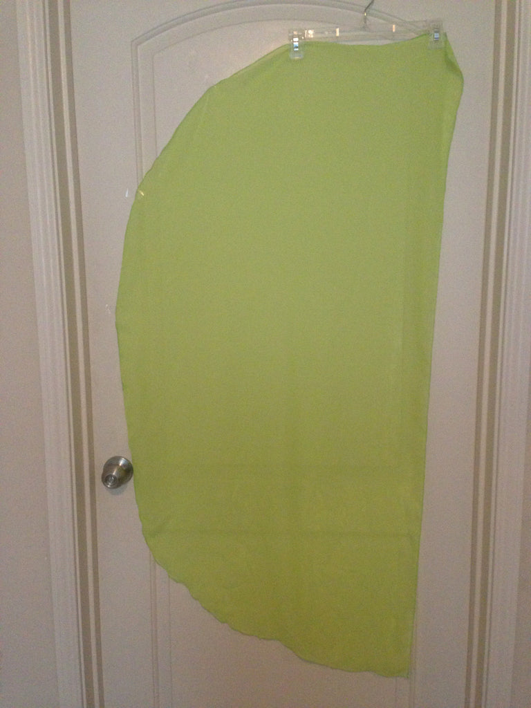 Angel Wing Dance Scarf-Lime Green
