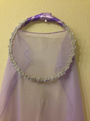 Lavender Fabric Tabret (Long)