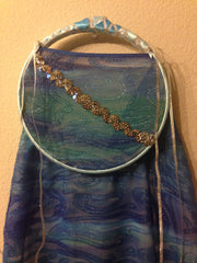 Flowing River Fabric Tabret (Long)