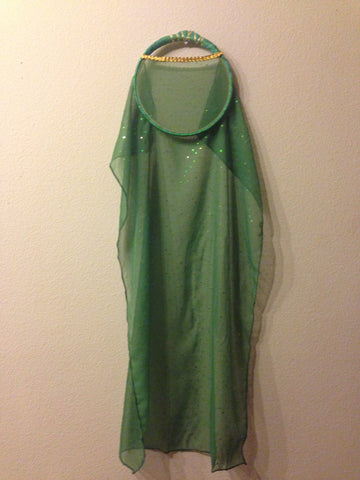 Green Fabric Tabret