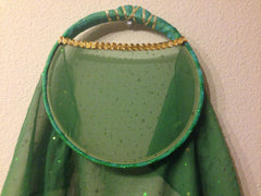 Green Fabric Tabret