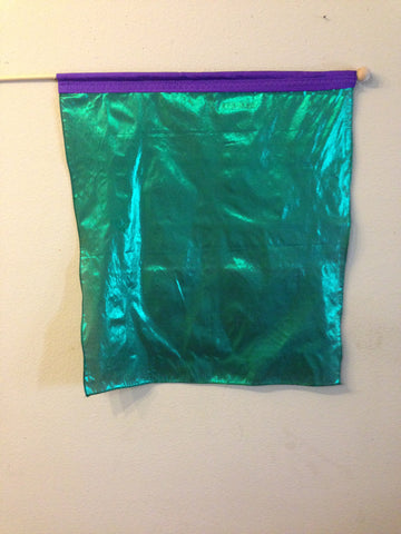 Green/Purple Children's Flag