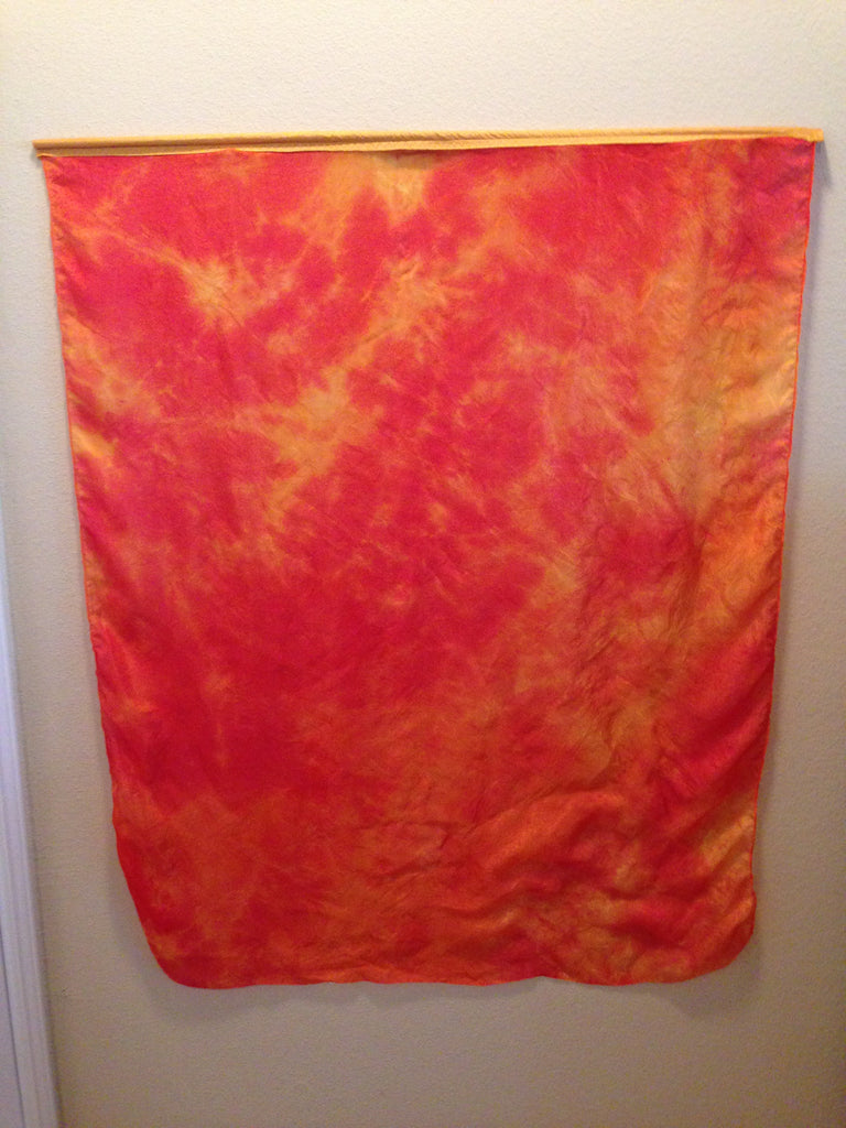 Fire Silk Dyed Flag