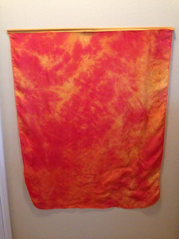 Fire Silk Dyed Flag