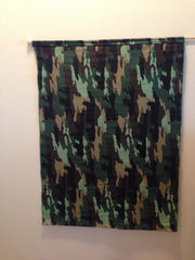 Green Camo Flag (Cotton Fabric)
