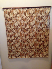 Large Beige & Brown Camo Flag