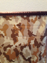 Large Beige & Brown Camo Flag