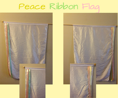 Peace Ribbon Flag