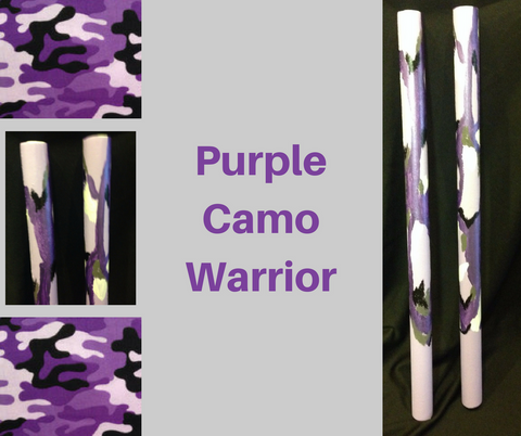 Purple Camo War Sticks